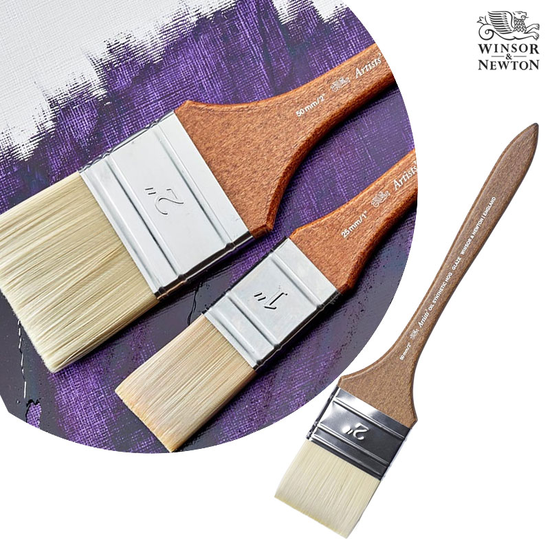 Winsor&Newton �����ش�ư ��ȭ�� ��Ƽ��Ʈ �ż�ƽ ȣ�� �۷����� �귯�� Size2in