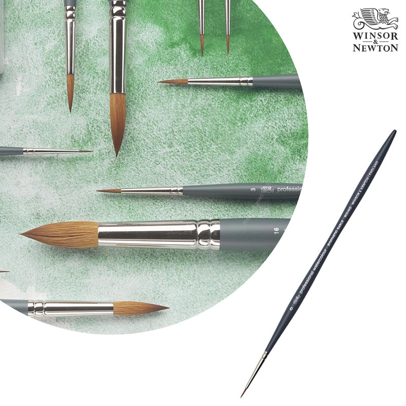 Winsor&Newton �����ش�ư ��ä�� ������ų� �ż�ƽ ���̺� �귯�� ���� Size0