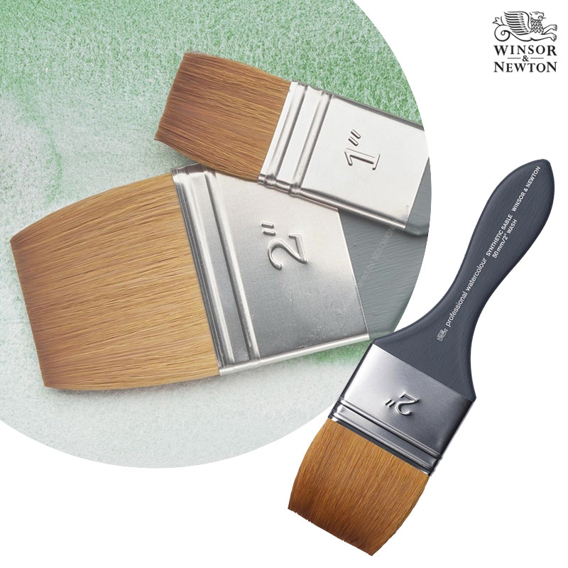 Winsor&Newton �����ش�ư ��ä�� ������ų� �ż�ƽ ���̺� ���� �귯�� 50mm
