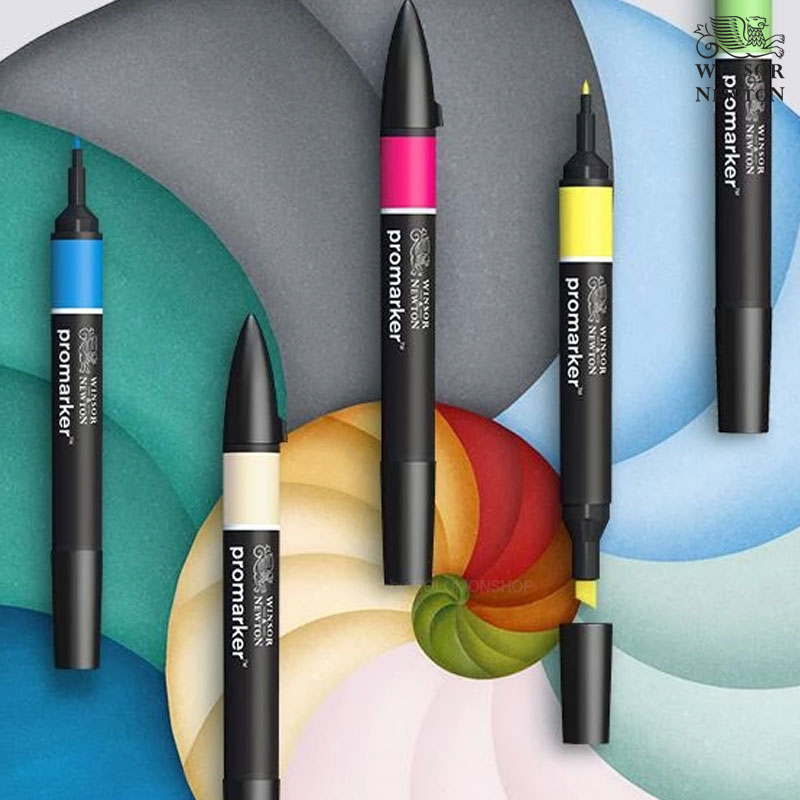 Winsor&Newton �����ش�ư ���θ�ī �׿� ���� 1��3���� 6�÷�