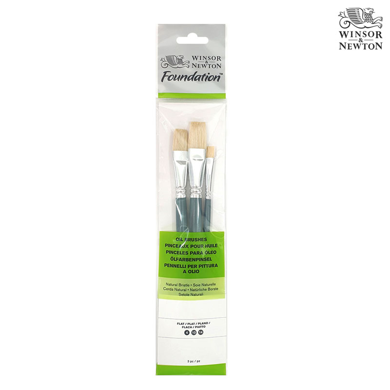 Winsor&Newton �����ش�ư �Ŀ�̼� ���ڵ� ���Ϻ귯�� ��귯�� 3����Ʈ