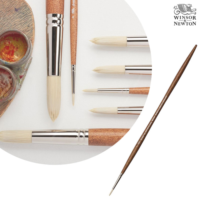 Winsor&Newton �����ش�ư ��ȭ�� ��Ƽ��Ʈ �ż�ƽ ȣ�� �귯�� ���� Size1