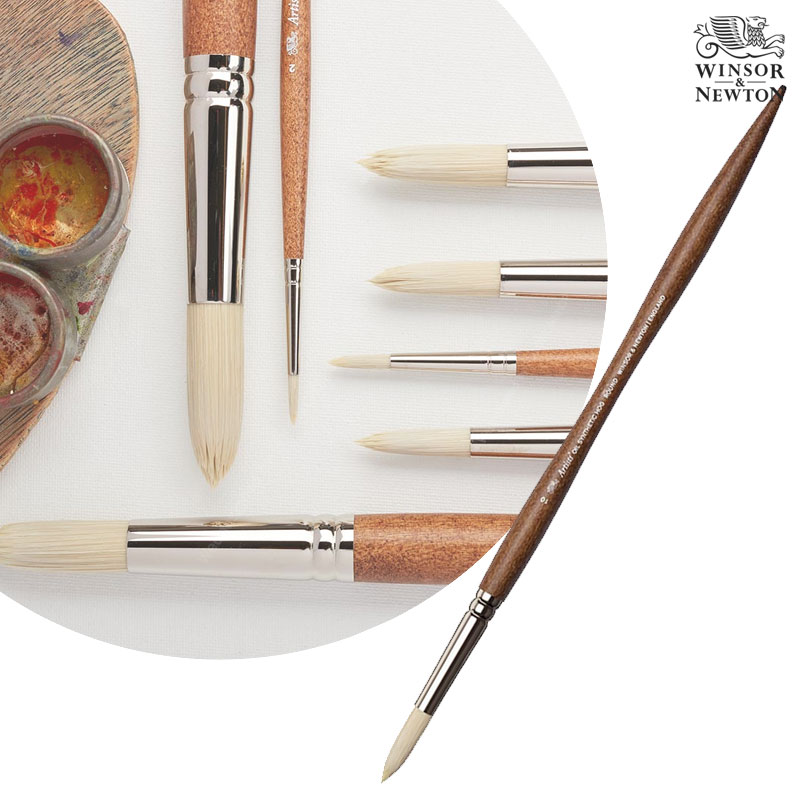 Winsor&Newton �����ش�ư ��ȭ�� ��Ƽ��Ʈ �ż�ƽ ȣ�� �귯�� ���� Size10