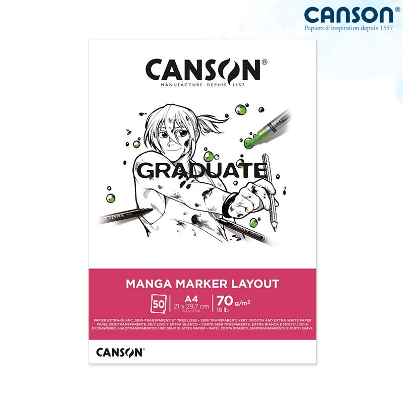 Canson ĵ�� �׷��࿡��Ʈ ��ī�� 70g 21x29.7cm 50�� 1������/A4����ġ��